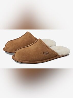 UGG MENS SCUFF SLIPPERS Sz.13 CHESTNUT